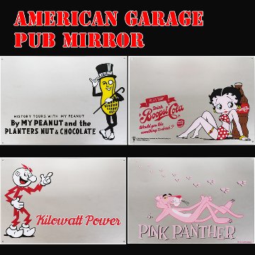 アメリカン ガレージ パブミラー インテリア ウォールミラー 鏡 AMERICAN GARAGEの画像