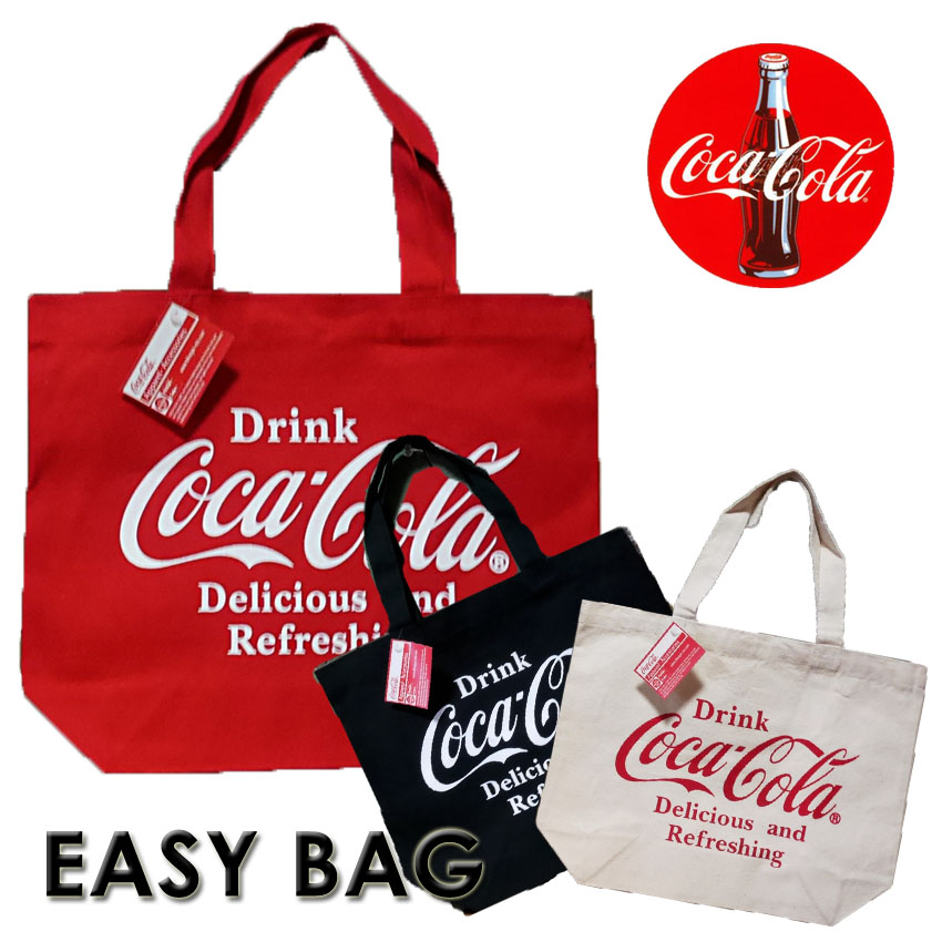 コカ コーラ トートバッグ Coca-Cola EASY BAG S イージーバッグ アメリカン雑貨