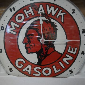 MOHAWK GAS ガレージクロック モホーク ウォールクロック 壁掛け時計 バブルクロック　アメリカンインテリア画像
