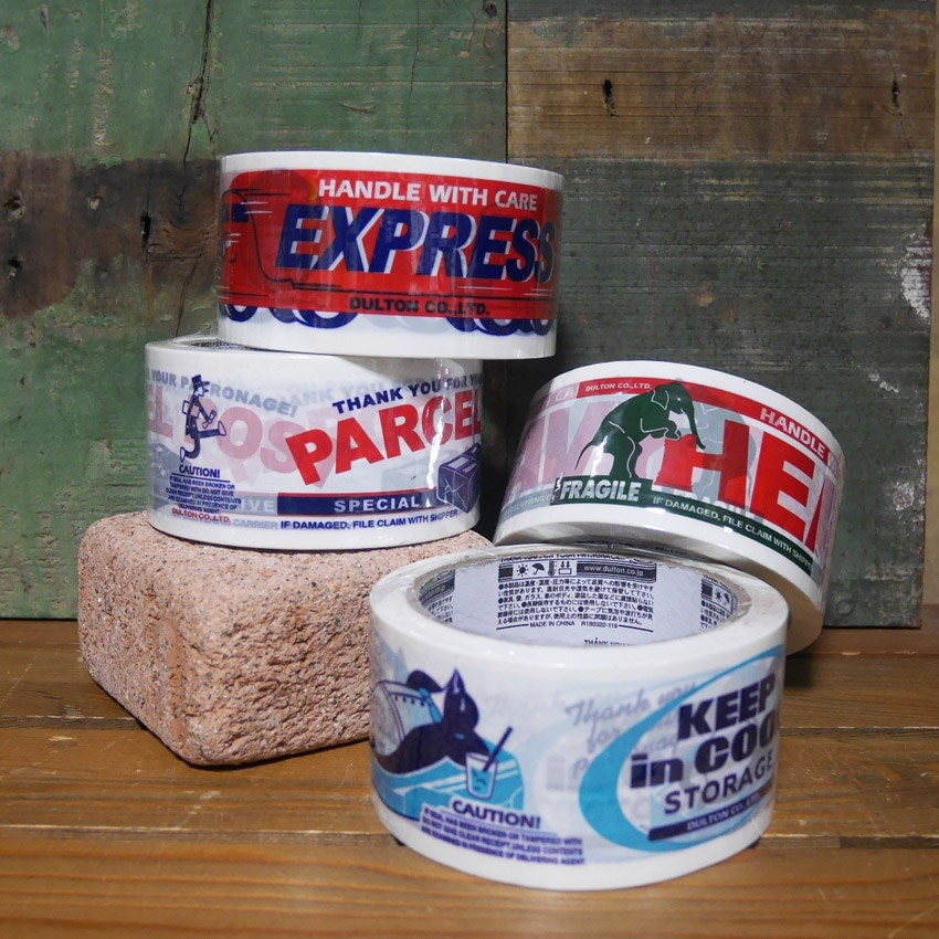 ダルトン　パッキングテープ Printed packing tape 梱包テープ アメリカン雑貨の画像