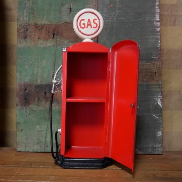 ガソリンポンプ ブリキのおもちゃ インテリア オブジェ　アンティークガスポンプ　アメリカン雑貨画像