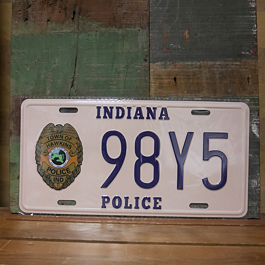 インディアナ 98Y5　ナンバープレート  アルミサインプレート　アメリカン雑貨の画像