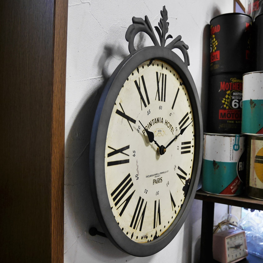 グレーシュクロック 壁掛け時計 アンティーク レトロ ウォールクロック アメリカンインテリア画像