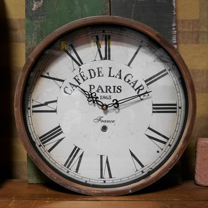 ラガール・クロック 壁掛け時計 アンティーク レトロ ウォールクロック アメリカンインテリア画像