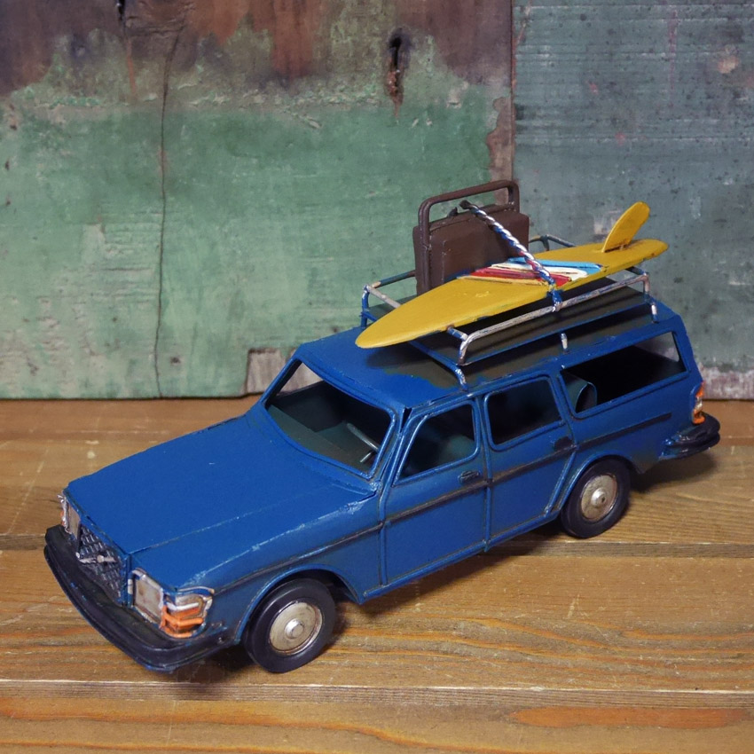 VVワゴン ノスタルジックデコ  自動車 ブリキのおもちゃ  アメリカン雑貨画像