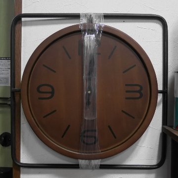 インダストリアル・クロック 壁掛け時計 アンティーク レトロ ウォールクロック アメリカンインテリア画像