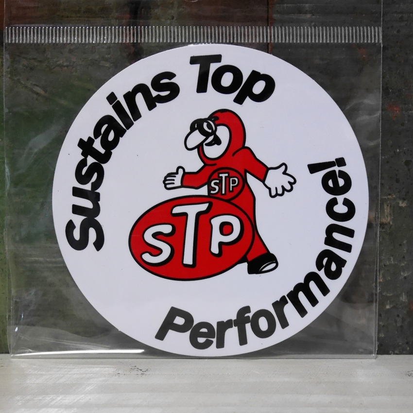 モーターステッカー STP ステッカー STP-MAN  レーシング ステッカー シール　アメリカン雑貨画像