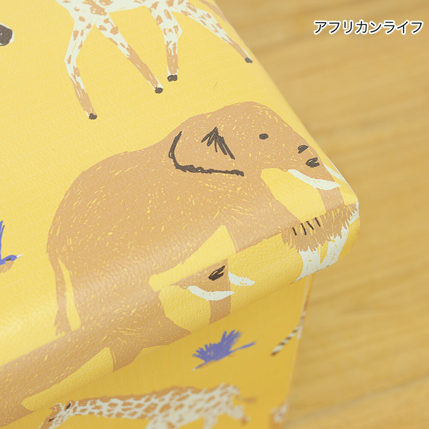 収納 BOX アニマルスツール 折り畳み 椅子 フォールディングスツール 収納ボックス  アメリカン雑貨画像