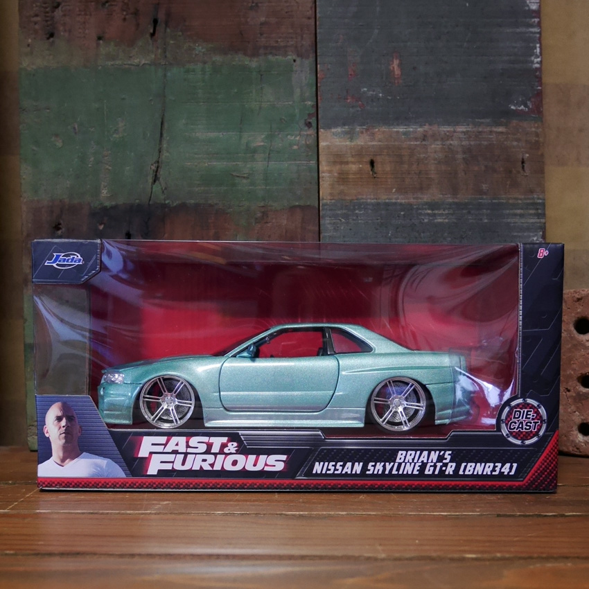 日産 スカイライン GT-R JADA TOYS BRIAN'S NISSAN SKYLINE GT-R  1/24 レトロミニカーの画像