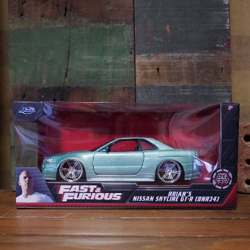 日産 スカイライン GT-R JADA TOYS BRIAN'S NISSAN SKYLINE GT-R  1/24 レトロミニカーの画像