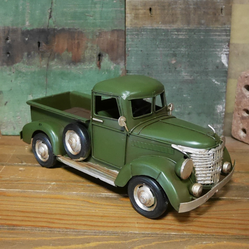 ヴィンテージカー　ピックアップトラック truck ブリキのおもちゃ アメリカン雑貨画像