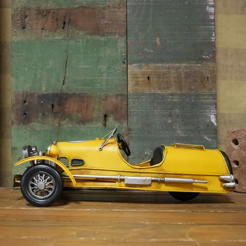ヴィンテージカー　レーシングカー　ホットロッド ブリキのおもちゃ アメリカン雑貨画像