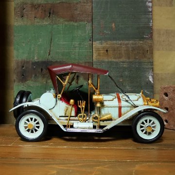 ヴィンテージカー　クラシックカー ブリキのおもちゃ アメリカン雑貨画像