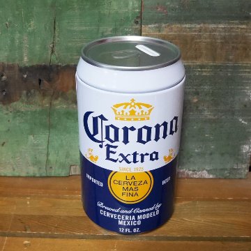 コロナビール貯金箱　缶バンク　Corona Extra 　置物インテリア　アメリカン雑貨　画像