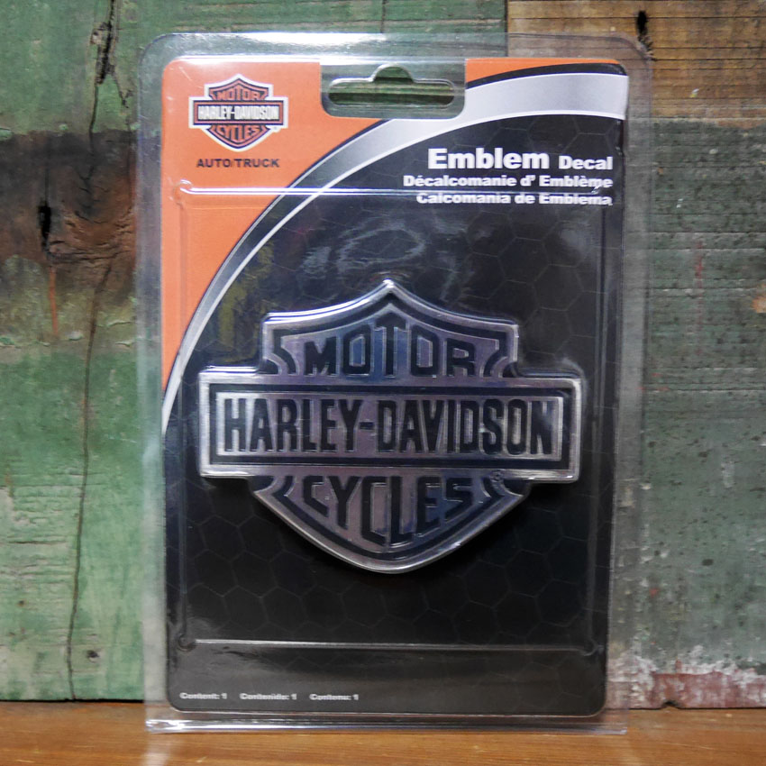 ハーレーダビッドソン　プラスチック ステッカー Harley-Davidson エンブレムデカール　アメリカン雑貨画像