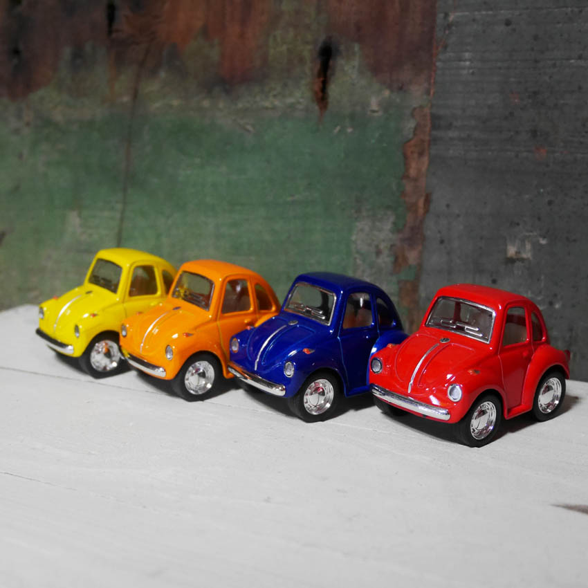 ワーゲンビートル ダイキャストミニカー 4Pセット Little Beetle