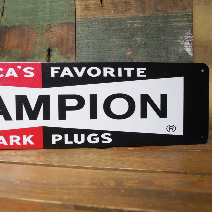 アメリカンサインボード CHAMPION リキ看板 チャンピオン　アメリカン雑貨の画像