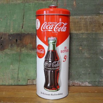 コカコーラ ストローホルダー ティンディスペンサー  コカ・コーラ　アメリカン雑貨画像