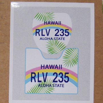 ハワイアン トイレマット ＆ トイレカバー セット HAWAII インテリアマット　アメリカン雑貨画像