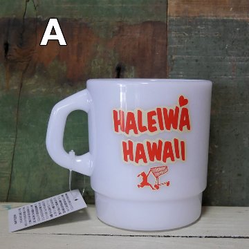 ハレイワ ハッピーマーケット スタッキング マグカップ ハワイアン メラミン食器　アメリカン雑貨画像