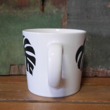 ハワイアン マグカップ 陶器製 ホヌ モンステラ コップ アメリカン雑貨　画像