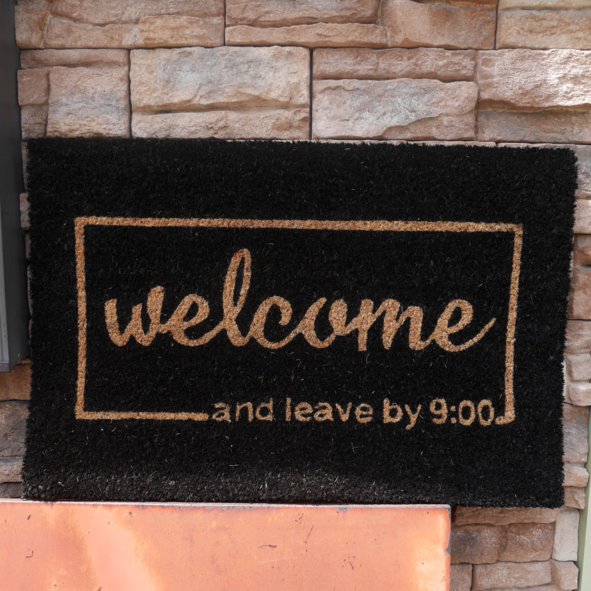 コイヤーマット 玄関マット Welcome コイアマット ウェルカム  アメリカン雑貨の画像