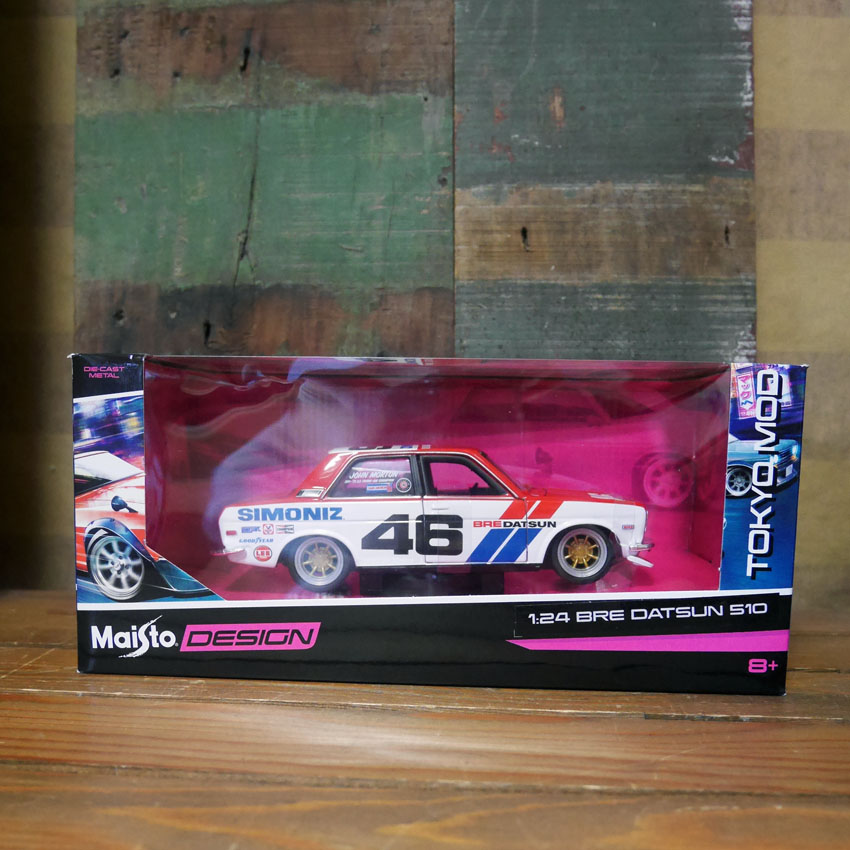 ダットサン 510 Maisto 1/24 レトロミニカー Datsun アメリカン雑貨