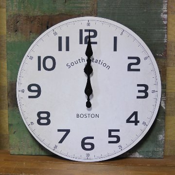 掛け時計 オールドルック ウォールクロック BOSTON アメリカン雑貨画像