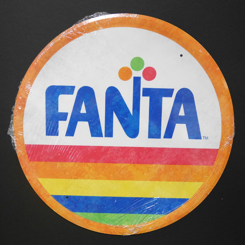 ブリキ看板 ファンタ インテリア Fanta アンティーク ティンサイン コカ・コーラ アメリカン雑貨