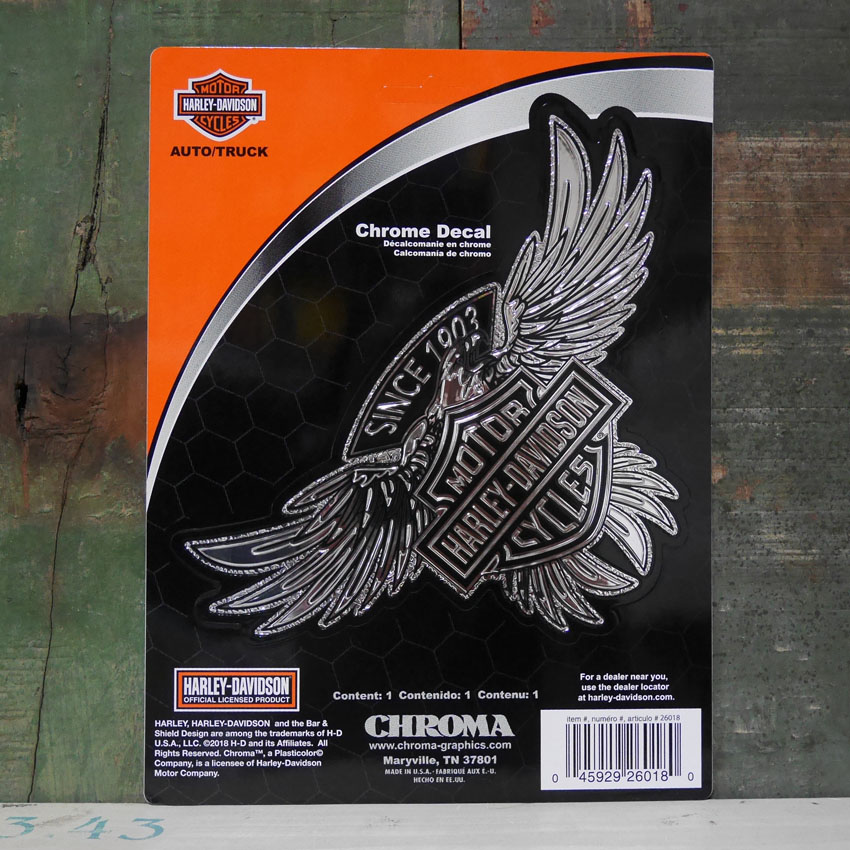 ハーレーダビッドソン イーグル  ステッカー ダイカットラージデカール　アメリカン雑貨の画像