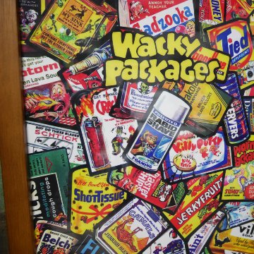 wacky packages ポスター ウッドフレーム インテリアピクチャー アメリカン雑貨 　画像