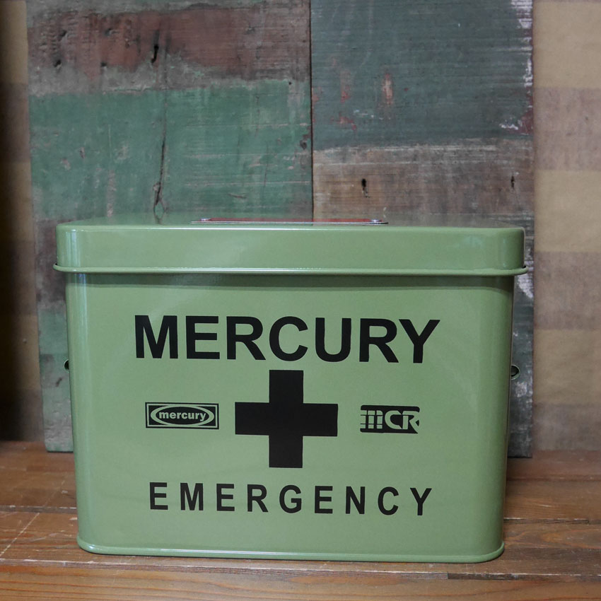 マーキュリー エマージェンシーボックス MERCURY 救急箱 アメリカン雑貨画像