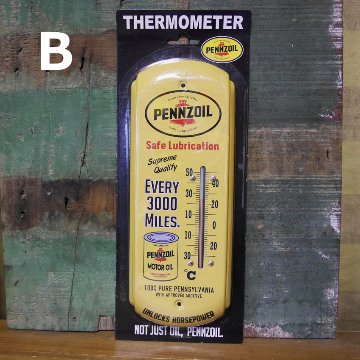 アメリカンスティール　サーモメーター　温度計　 アメリカン雑貨画像