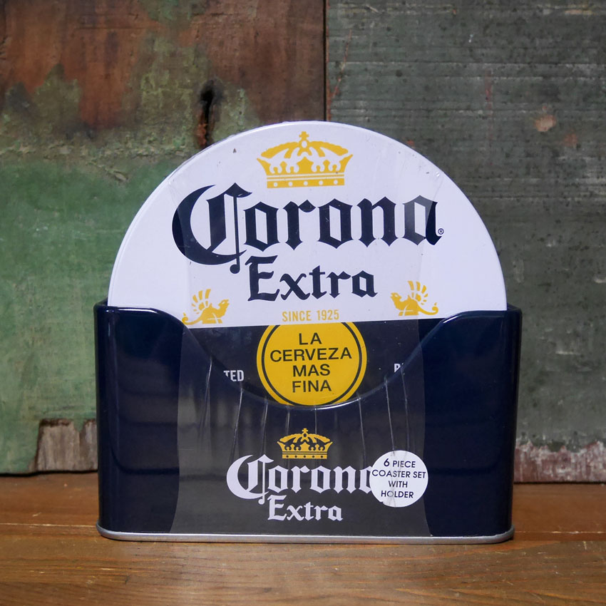 コロナ コースター 6枚セット CORONA ティンコースター アメリカン雑貨画像