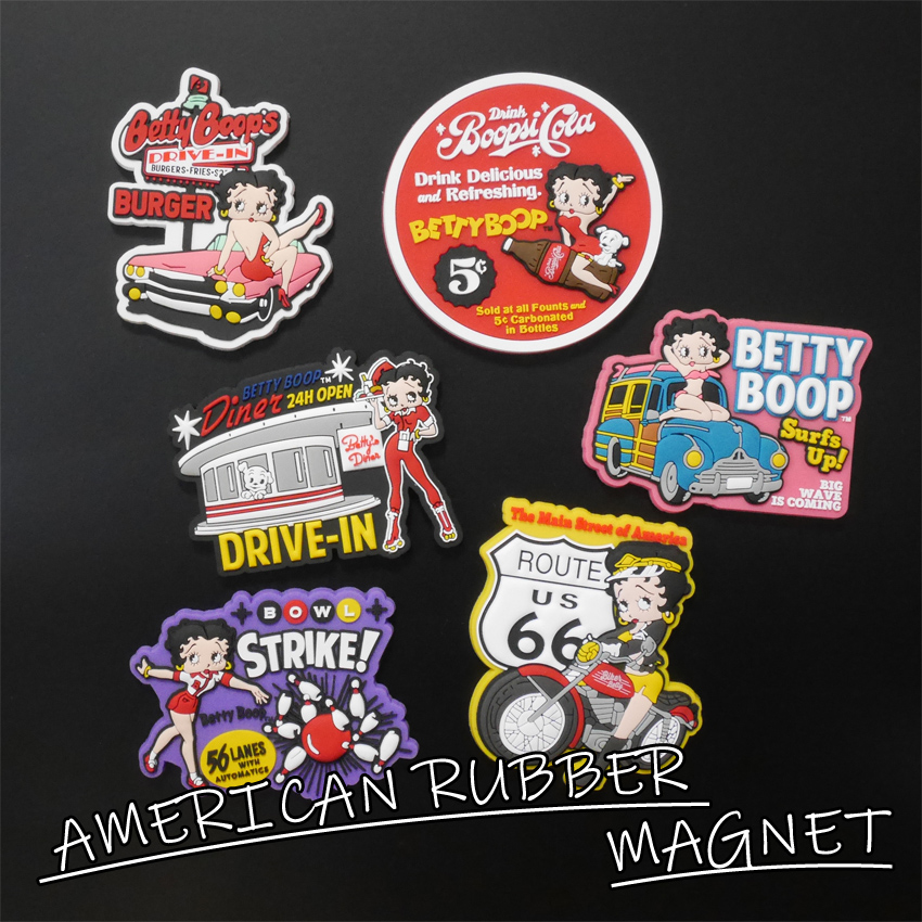アメリカンマグネット　ベティブープ アメリカン ラバー マグネット 磁石　アメリカン雑貨画像