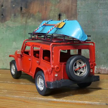 4WD ボート ノスタルジックデコ 自動車 ブリキのおもちゃ  アメリカン雑貨画像