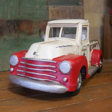 レッカー車 トラック ブリキのおもちゃ ブリキ製自動車 アメリカン雑貨画像
