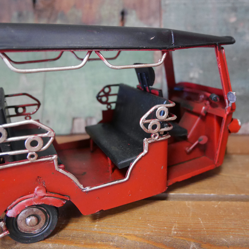 ヴィンテージカー　三輪車 tricycle ブリキのおもちゃ アメリカン雑貨画像