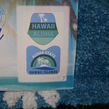 ハワイアン トイレマット ＆ トイレカバー HAWAII セット アイランド ALOHA BLUE トイレタリー画像