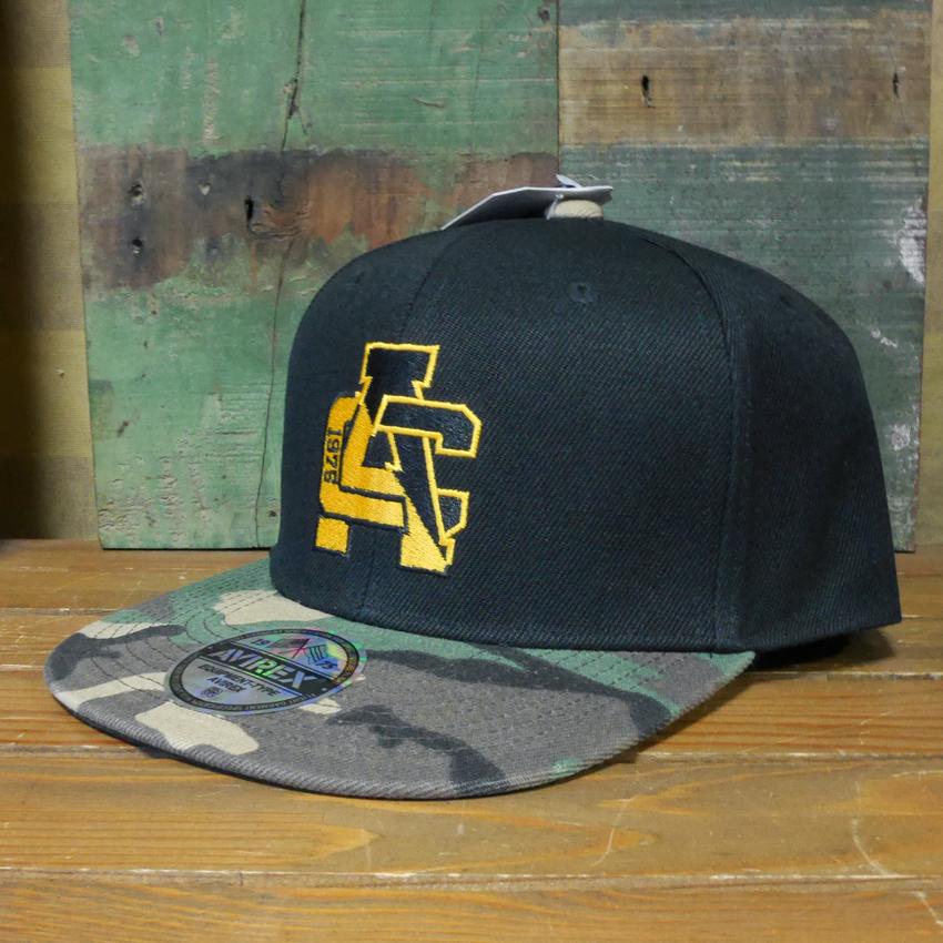 AVIREX  AC EMB BBCAP ベースボールキャップアーミー アヴィレックス 帽子 フラットバイザー　アメカジ　の画像