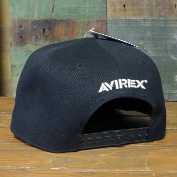 AVIREX  AC EMB BBCAP ベースボールキャップアーミー アヴィレックス 帽子 フラットバイザー　アメカジ　画像