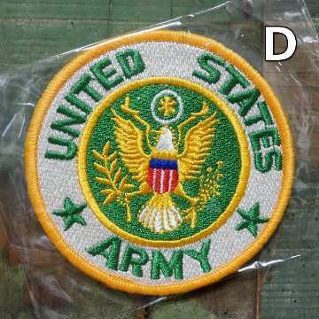 ワッペン US ARMY　NAVY ミリタリー タグ 米軍タイプ　アーミー  アメリカン雑貨画像