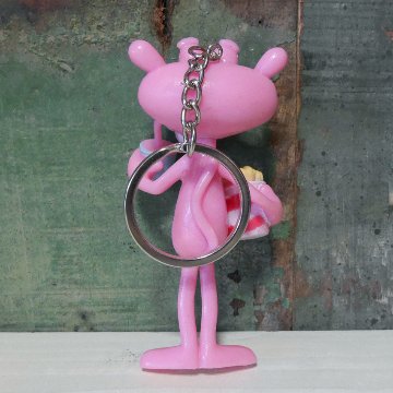 キーホルダー ピンクパンサー PINK PANTHER キーチェーン フィギュア アメリカン雑貨画像