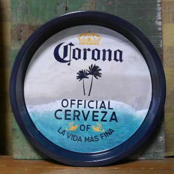 サービング メタルトレイ コロナ BEACH お盆 Corona Extra アメリカン雑貨画像