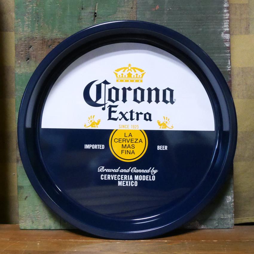 サービング メタルトレイ コロナ BEACH お盆 Corona Extra アメリカン雑貨の画像