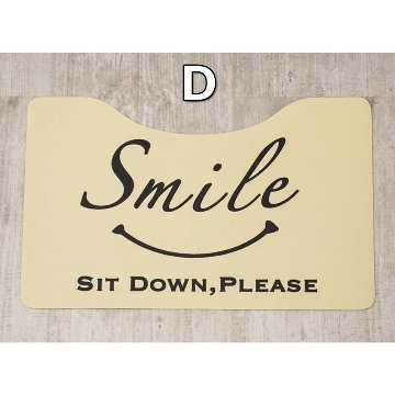 スマイル トイレマット Toilet mat Smile アメリカン雑貨　画像