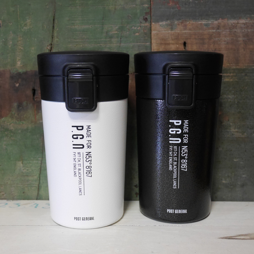 ダブルウォール フリップトップボトル 300ml POST GENERAL ステンレスボトル 水筒の画像