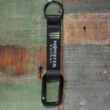 Monster Energy タグ付 カラビナ  キーホルダー モンスターエナジー  アメリカン雑貨　の画像
