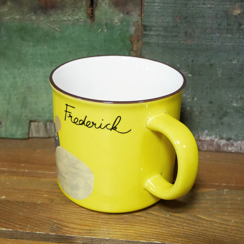  レオレオニ コップ マグカップ 陶器製 フレデリック　カメレオン　アメリカン雑貨　画像
