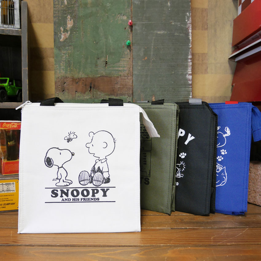 スヌーピー ランチバッグ Sサイズ お弁当入れ 保温 保冷 ランチトート SNOOPY 手提げバッグ